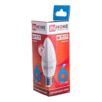 Лампа ASD/inHome VC свеча Е27 6W 4000К 480ЛМ (0419)