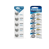 Батарейка литиевая Camelion/SmartBuy CR2025 3V 5003LC BL5 (плоская круглая) (цена за 1шт) (50/100)