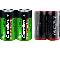 Батарейка Camelion/SmartBuy R14P SP2G/C02S 1,5V - zinc (Цена за 1шт) (12/288)
