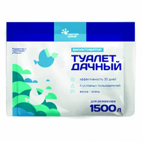 БиоактиваторТуалет дачный 60гр на 1500л для туалетов,выгребных ям (24)