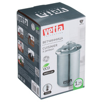 Ветчинница VETTA 10*20,5см 1,25л из нержавеющей стали с датчиком температуры (12)
