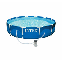 Бассейн каркасный Metal Frame 305*76см 4485л с фильтрующим насосом INTEX 28202