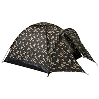 Палатка туристическая с тамбуром 4-х местная Лес-4 (100+210)*210*130см однослойная