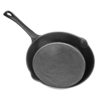 Сковорода чугунная, 2 слива, d25 см, VETTA