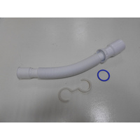 Гофра 1.1/2"*40/50 D125 (1200 мм) с гайкой ,плоская прокладка Unicorn
