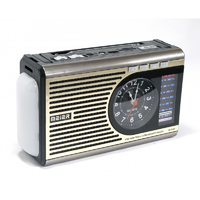 Радиоприемник MEIER, часы/фонарь/FM/USB/SD/TF
