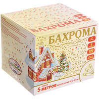 Гирлянда Бахрома для улицы 5м* 40/60см 180 ламп LED, прозр. пр, 8 реж, Теплый белый (возм. соедин)