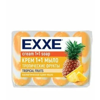 Крем-мыло косметическое EXXE 4*75г, в п/п в ассортименте (12)
