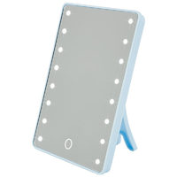 Зеркало косметическое Energy EN-705 16,3*21,2см LED подсветка, сенсор, AAА*4 (нет в компл)