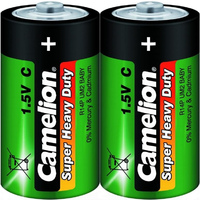 Батарейка Camelion/SmartBuy R20 1.5V SR2 - zinc (большая круглая) (цена за 1шт) (12/144)